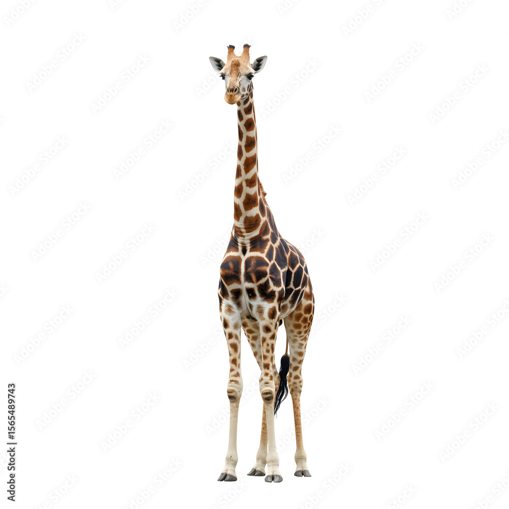 Obraz premium giraffe transparent background png