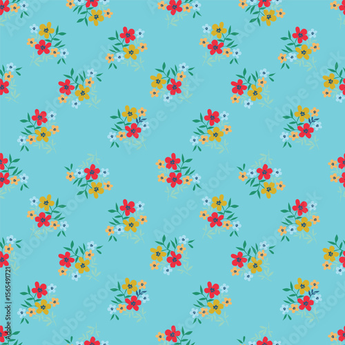 seamless pattern with flowers