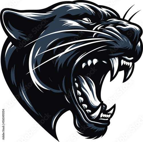 A Panther Vector clipart illustration