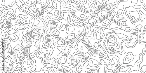 Abstract design with seamless pattern with lines topographic map. Sea map area space geometric strip grid line topo map. Abstract topographic contours map background. geographical map shades