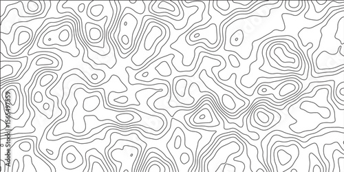 Abstract design with seamless pattern with lines topographic map. Sea map area space geometric strip grid line topo map. Abstract topographic contours map background. geographical map shades