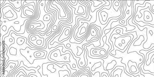 Abstract design with seamless pattern with lines topographic map. Sea map area space geometric strip grid line topo map. Abstract topographic contours map background. geographical map shades
