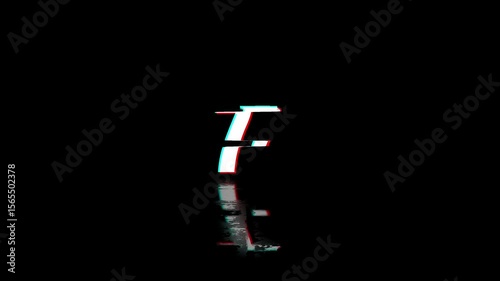 10 second glitch countdown timer animation. Countdown Timer.