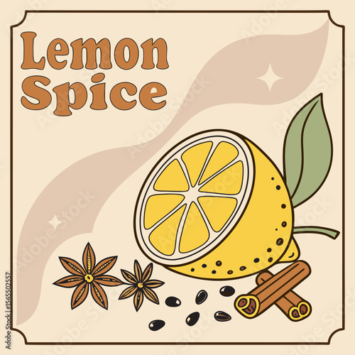 Lemon slices with leaves free online design download.