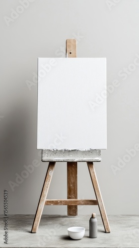 Wallpaper Mural Blank Canvas on Easel Torontodigital.ca