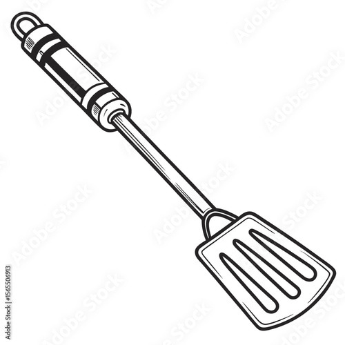Spatula kitchen utensil illustration cooking food preparation
