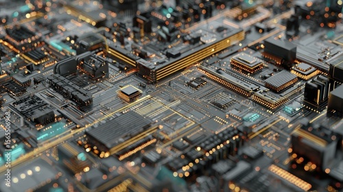 digital microcircuit background technology motherboard wallpaper