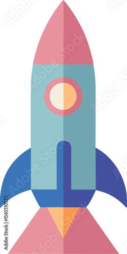 Rocket: Space & Pastel

