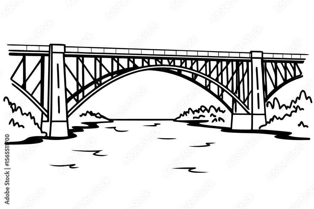 Obraz premium bridge over the river thames