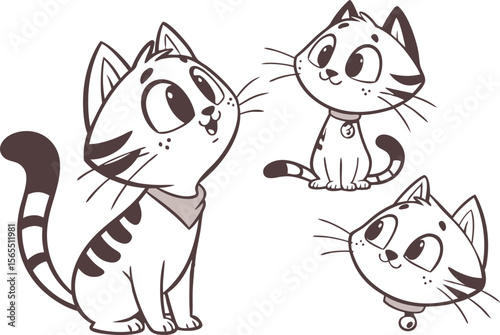 Funny cartoon vector illustration