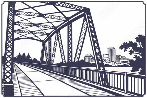 bridge over the river