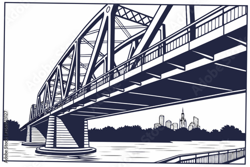 bridge over the river