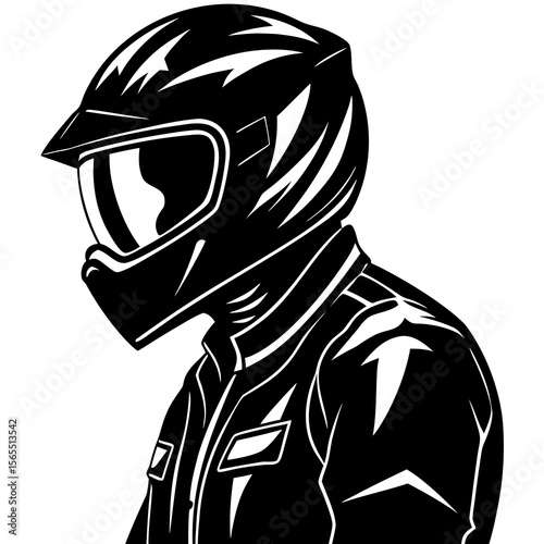 roman soldier with helmet shilhoutte on white background