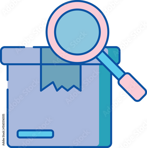 Modern icon set illustrating package tracking and delivery processes with clear visual elements for logistics and shipping services