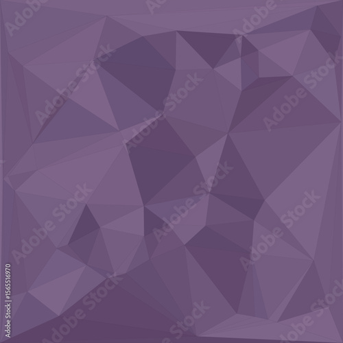 Geometric Abstract Compositions in Muted Purple Hues A Study of Triangular Facets and Tonal Variations to Create Visual Interest