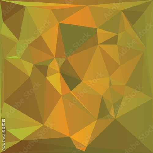 Geometric Landscape of Warm Hues A Symphony of Triangles in Brown Orange and Yellow Tones