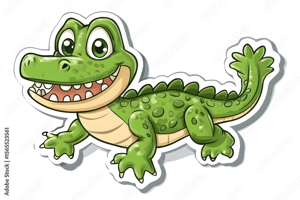 Obraz premium Cute animal, children's illustration on a white background for designers. Cartoon, animation, drawing.