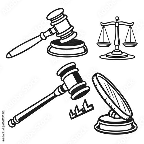 gavel and scales