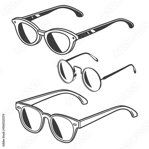 sunglasses isolated on white background