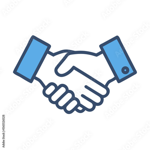 handshake vector illustration