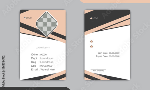 Creative Office ID Card Design Template
