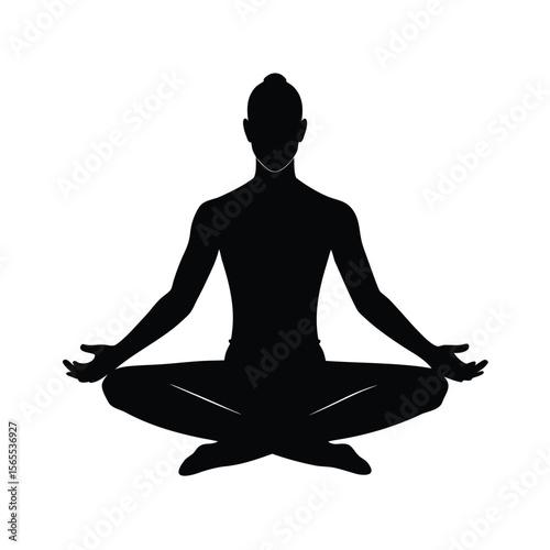 silhouette-of-man-in-seated-meditation-yoga-pose--.eps