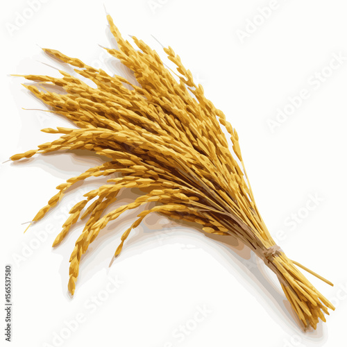  Golden paddy design Art & Illustration