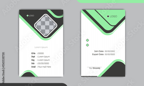 Creative Office ID Card Design Template