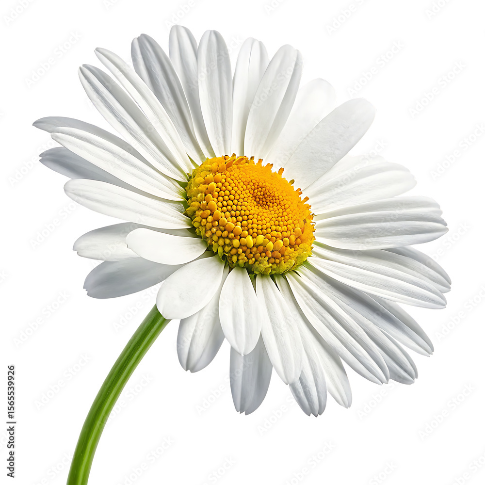 Fototapeta premium A daisy flower isolated on white