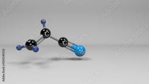 Photography Acrylonitrile molecule