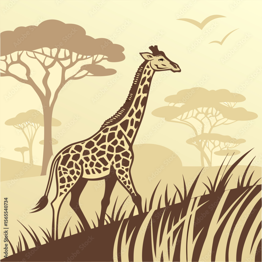 Fototapeta premium Cute zebra cartoon animal character