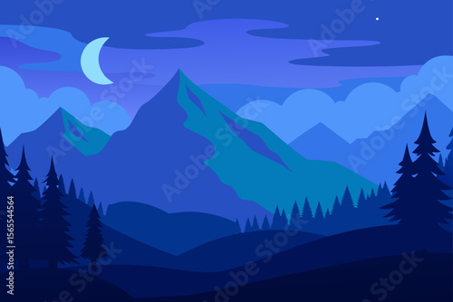 mountain landscape in the mountains