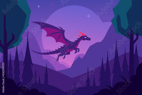 halloween background with bats and moon