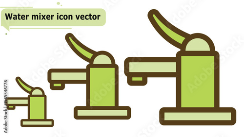 Vanilla food herb color icon vector