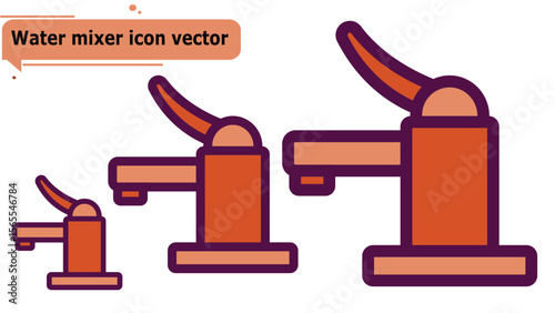 Vanilla food herb color icon vector