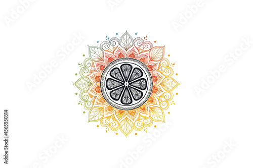 Colorful Mandala Art Design with Intricate Patterns – Spiritual & Decorative Symbolism