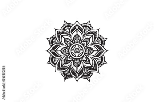 Intricate Mandala Design - Detailed and Symmetrical Art