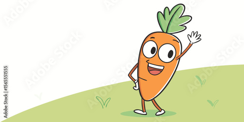 funny cartoon carrot