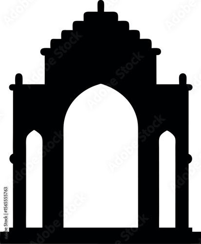 Gothic Archway Structure

