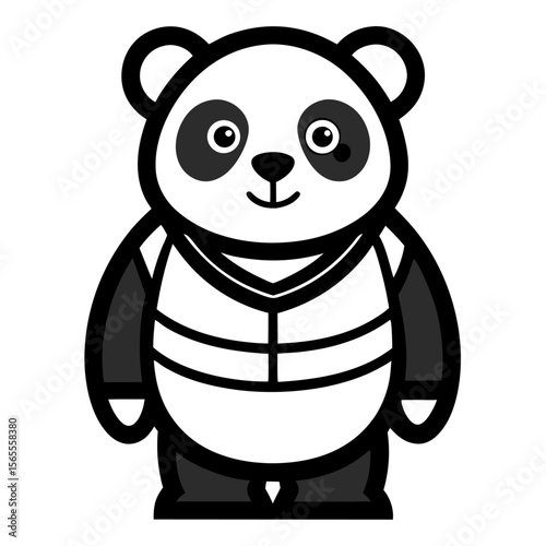 illustration of a panda