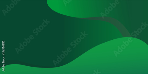 background 3d hijau untuk desain poster, banner dan baliho,eps 10.