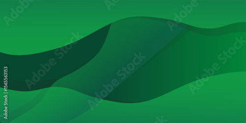 background 3d hijau untuk desain poster, banner dan baliho,eps 10.