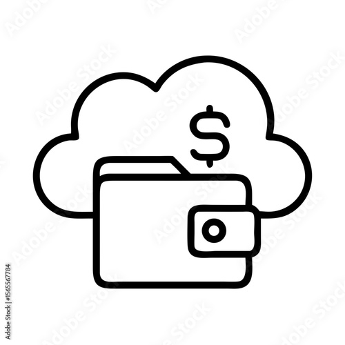 Secure online wallet with cloud data protection and financial management