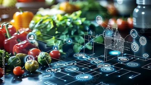 Smart farming technology enhancing the freshness and quality of vegetables and fruits