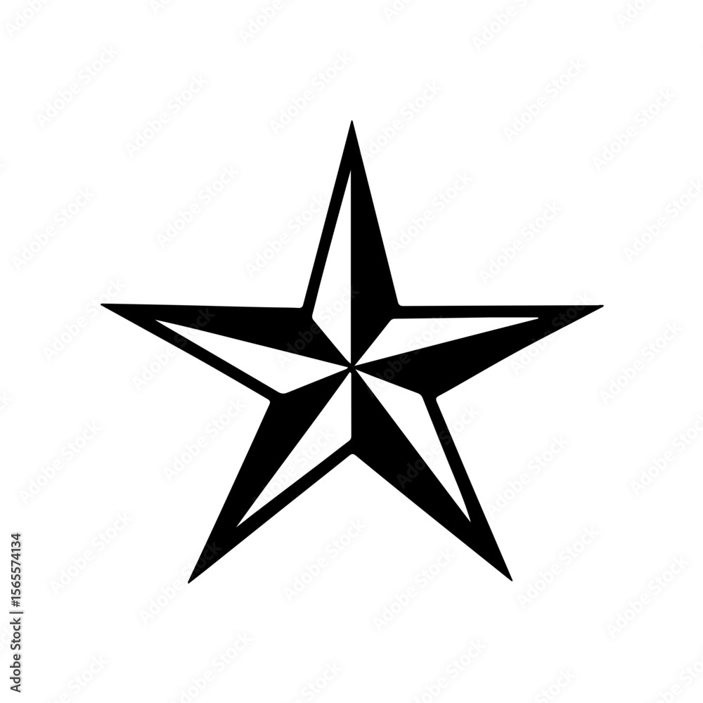 Obraz premium vector star logo, icon