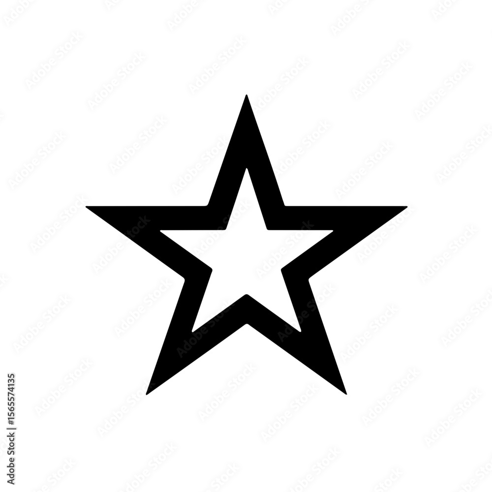 Obraz premium vector star logo, icon