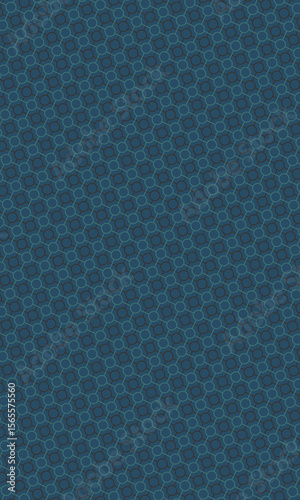 Sophisticated blue repeating geometric design creates a stunning and modern textured background for diverse creative projects.