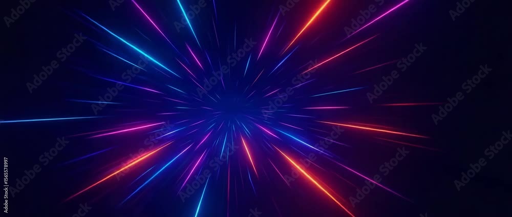 A vibrant abstract background featuring dynamic beams of blue and pink light. Ideal for use in digital designs, posters, and modern graphic projects, evoking energy and motion.