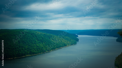 Overlook of the Allegheny River photo