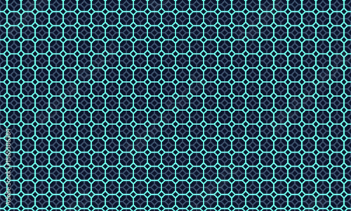 A vibrant turquoise geometrical pattern creates a modern and eye-catching design for backgrounds and digital art.